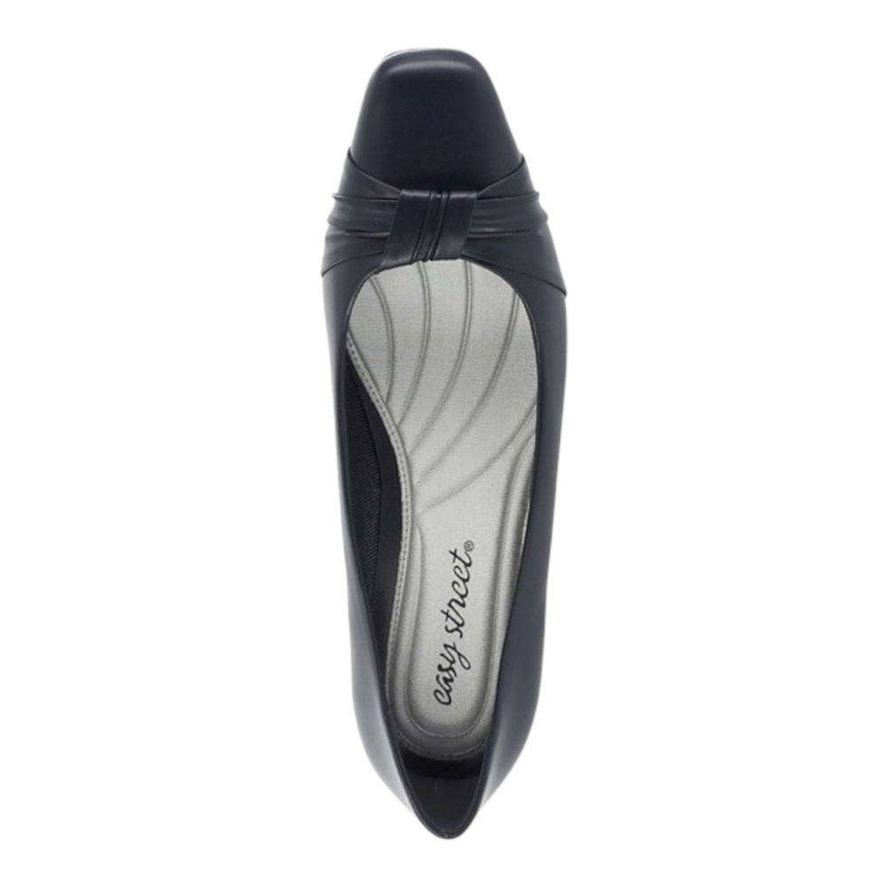 Easy Street Women's Waive Pumps BLACK Square Toe - Picture 2 of 9